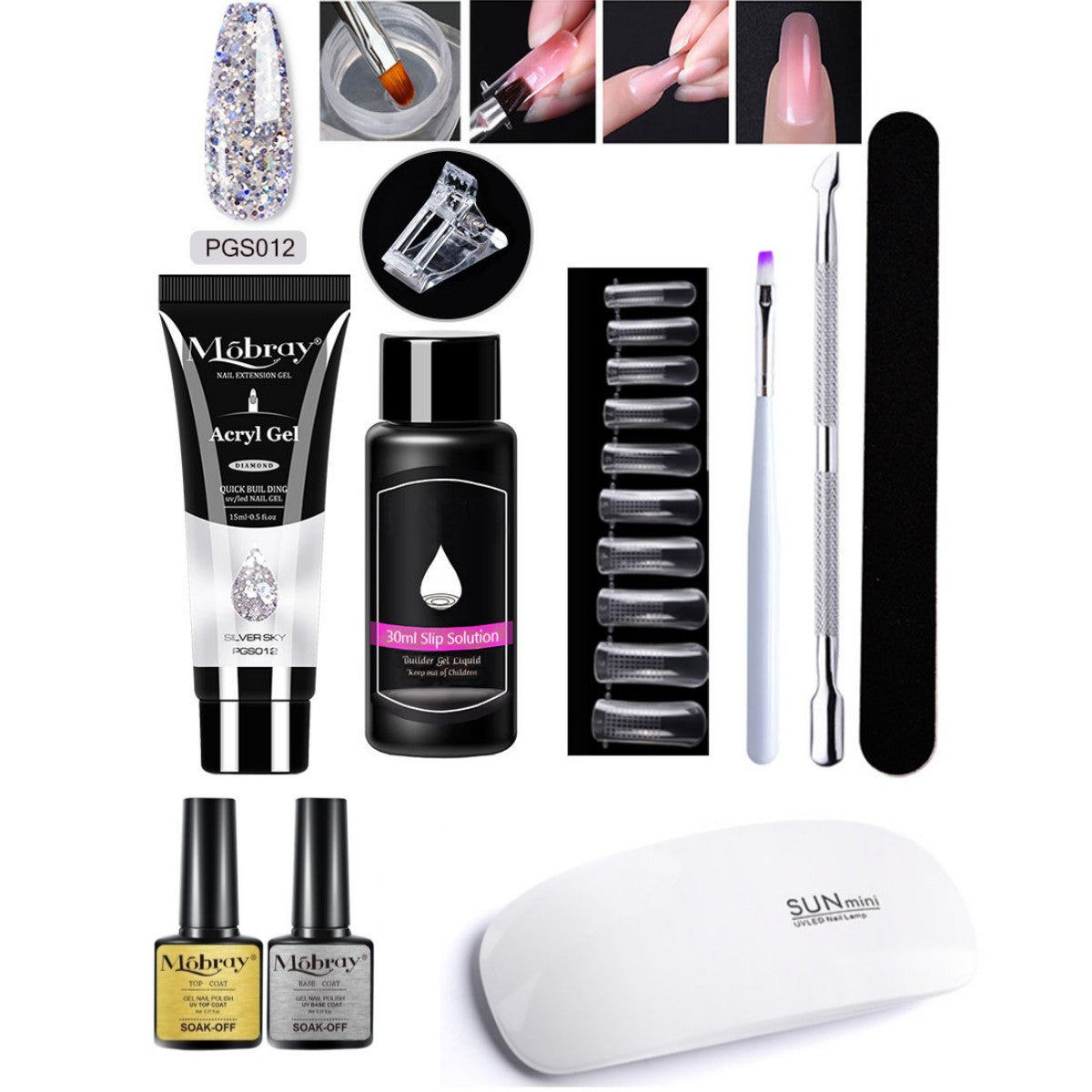 7-Piece Nail Art Crystal Extender Set    Home Decor Supply | Online Retail | ShoreShopper.com
