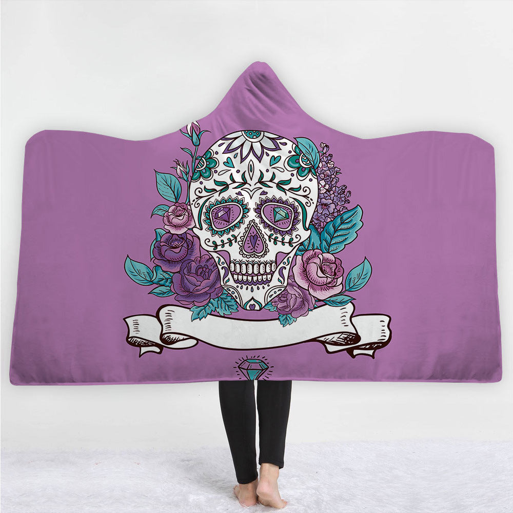 3D Digital Printed Hooded Blanket Cape    Home Decor Supply | Online Retail | ShoreShopper.com