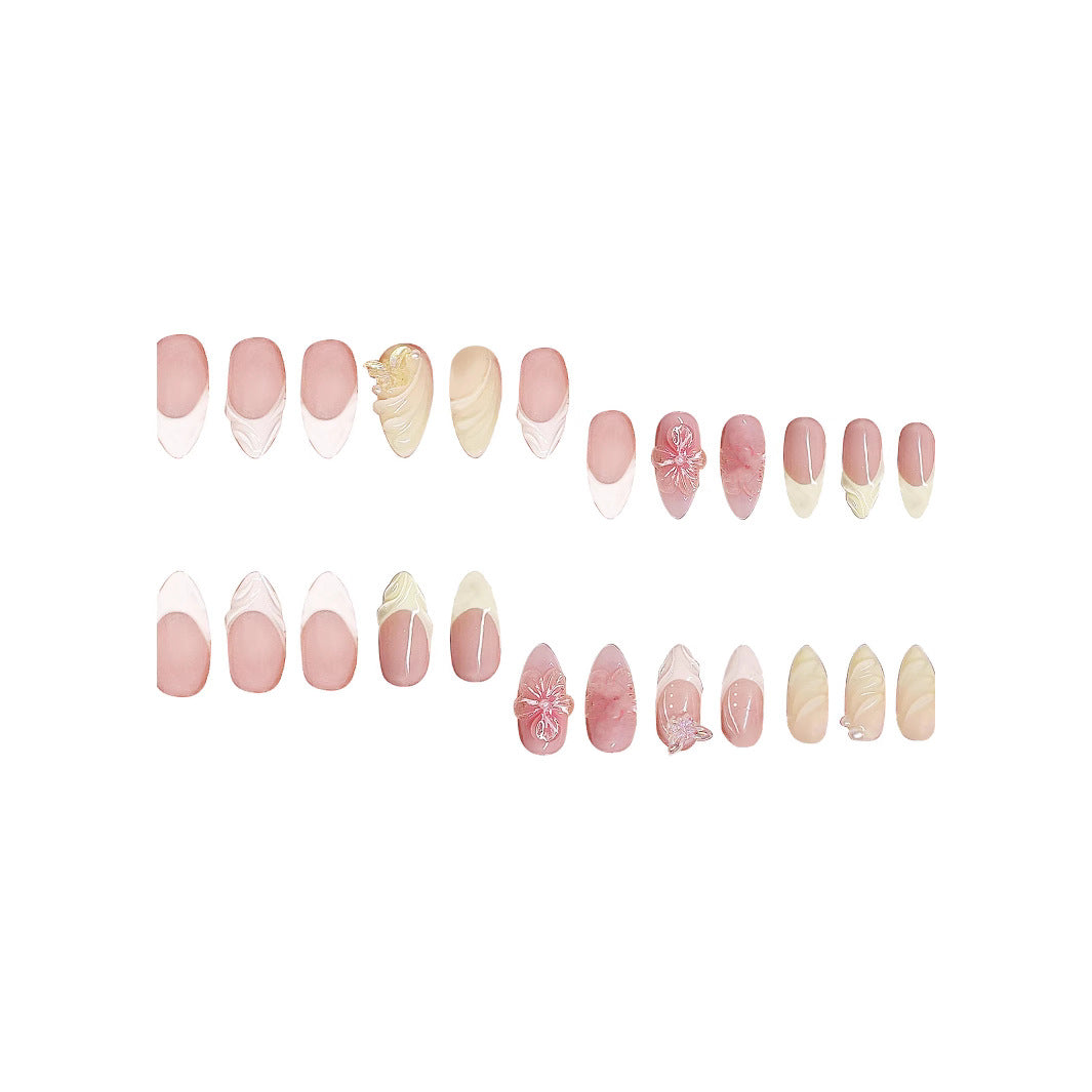 Hot Selling Leopard Nail Art Handmade Almond Short    Home Decor Supply | Online Retail | ShoreShopper.com
