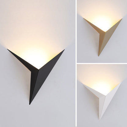 Creative wrought iron shaped triangle wall lamp    Home Decor Supply | Online Retail | ShoreShopper.com