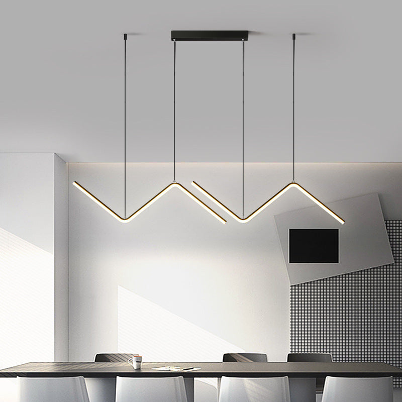 LED Chandelier Minimalist Design for Living Room Bedroom Kitchen Creative Art Wall Suspension Light Fixtures    Home Decor Supply | Online Retail | ShoreShopper.com