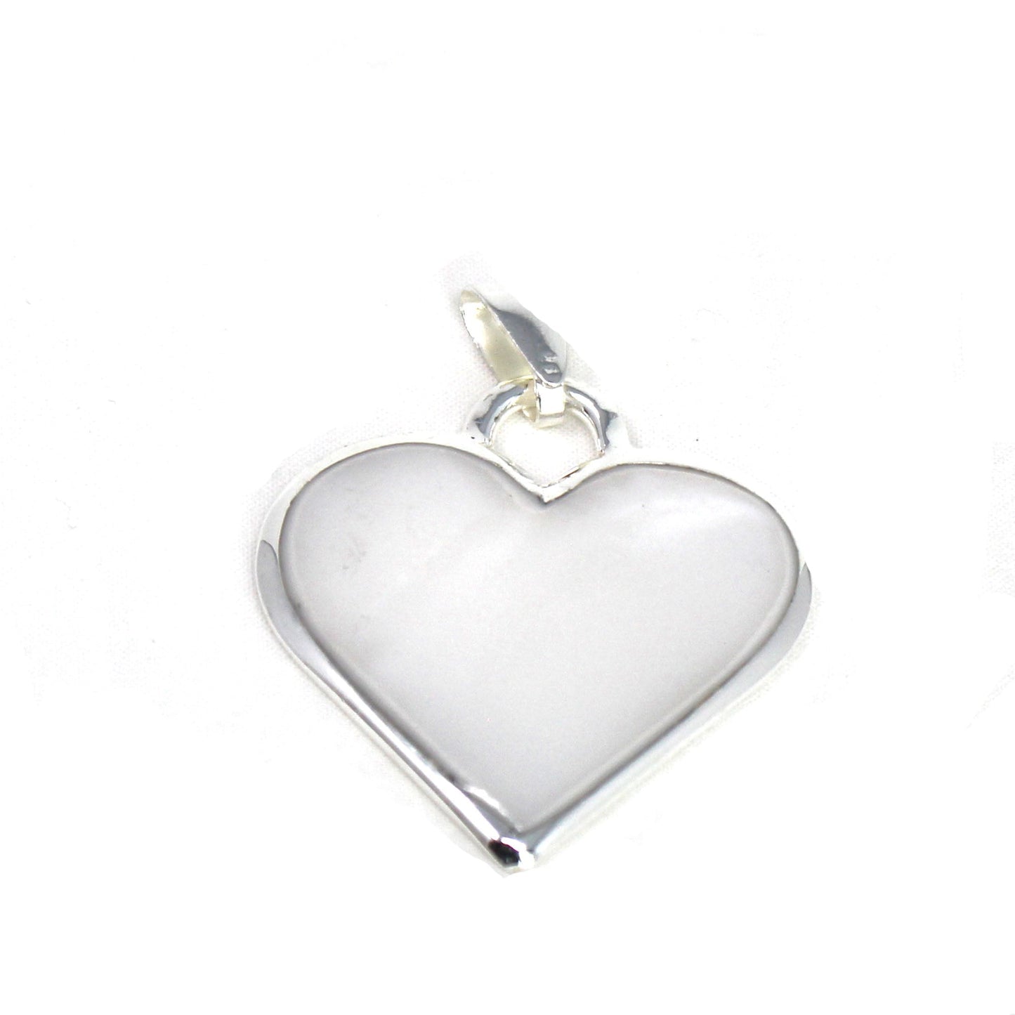 Corazon Blanco White Heart Pendant with Chain    Home Decor Supply | Online Retail | ShoreShopper.com