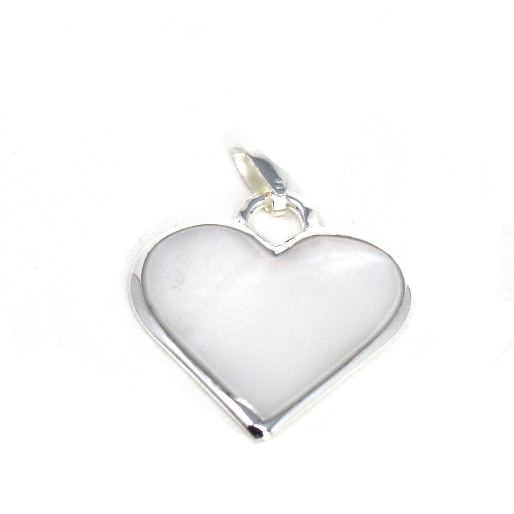 Corazon Blanco White Heart Pendant with Chain    Home Decor Supply | Online Retail | ShoreShopper.com