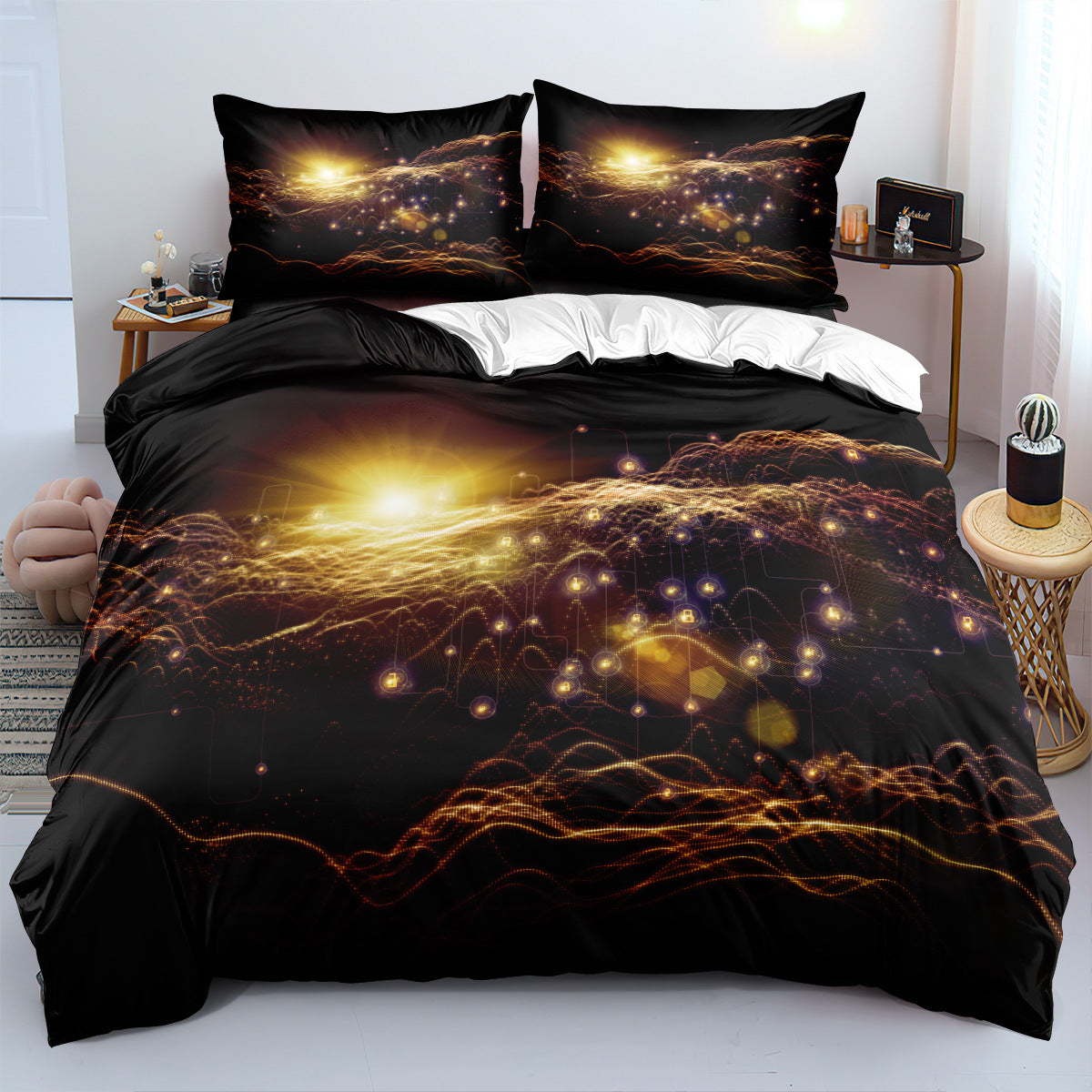 Beddings Digital Printed Three-piece Set    Home Decor Supply | Online Retail | ShoreShopper.com