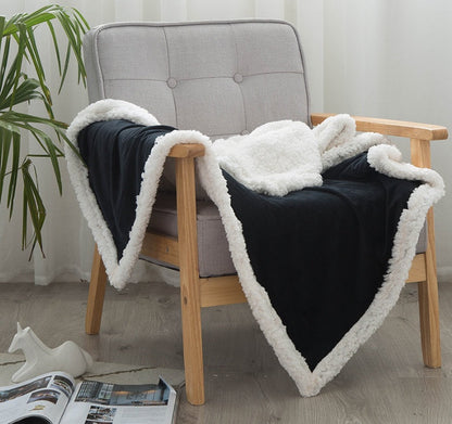 Double blankets spring and autumn warm nap blanket    Home Decor Supply | Online Retail | ShoreShopper.com