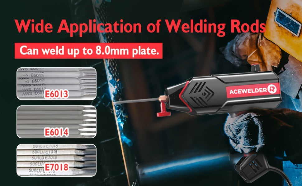 ACEWELDER 120Amp Handheld Welding Machine 110V Portable Electric ARC Welder Gun with Inverter Current Adjustment Stick Welder IP21S    Home Decor Supply | Online Retail | ShoreShopper.com