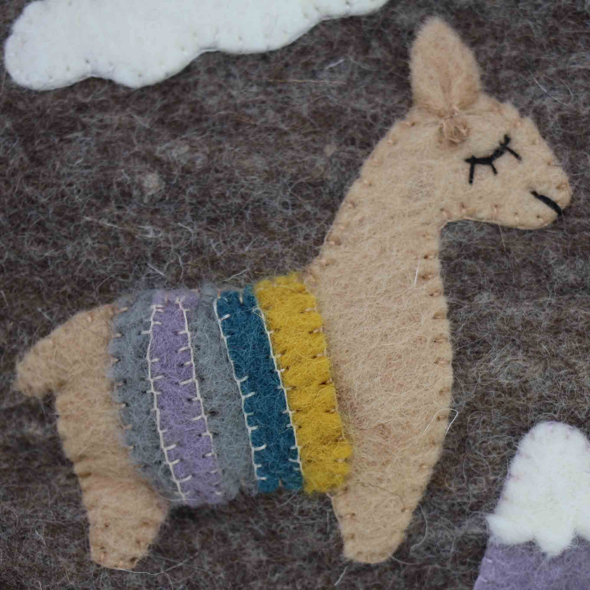 Hand Crafted Felt: Llama Pouch    Home Decor Supply | Online Retail | ShoreShopper.com