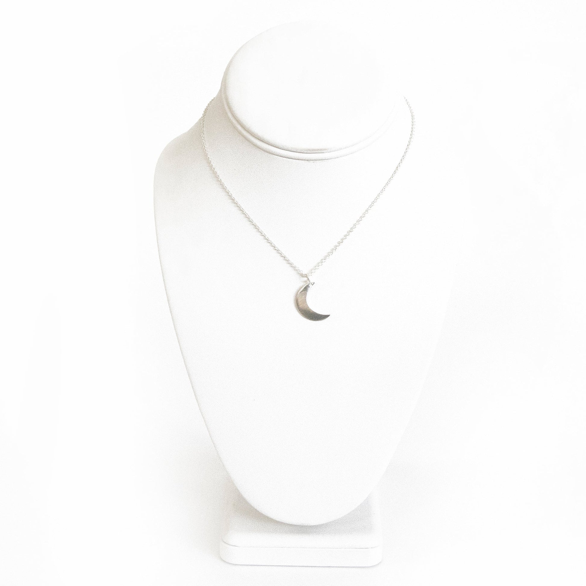 Silverpolished Crescent Moon Necklace    Home Decor Supply | Online Retail | ShoreShopper.com