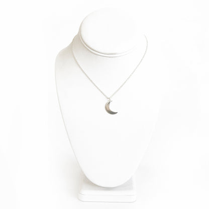 Silverpolished Crescent Moon Necklace    Home Decor Supply | Online Retail | ShoreShopper.com