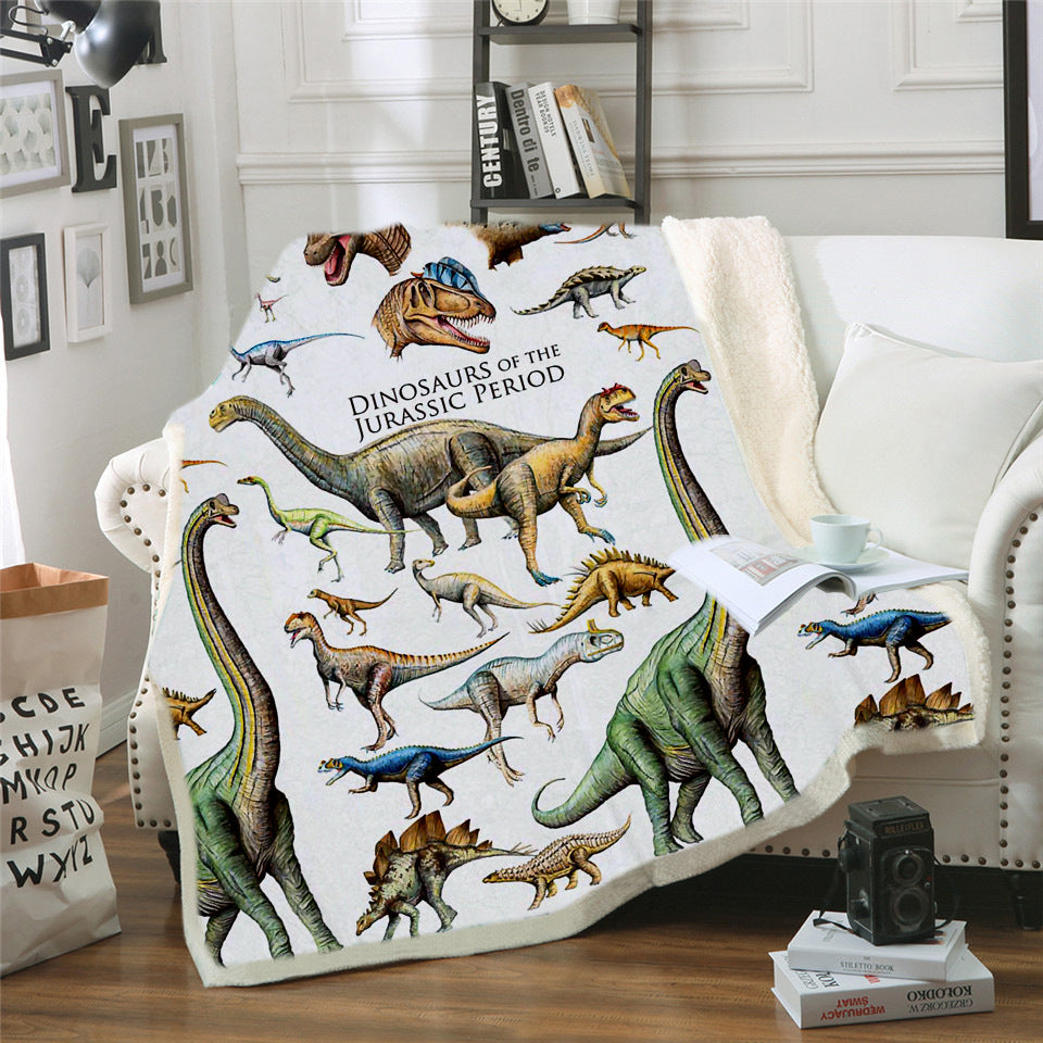 Cartoon Blanket, Cotton Wool Lunch Break Sofa Blanket, Printed Air Conditioning Blanket    Home Decor Supply | Online Retail | ShoreShopper.com