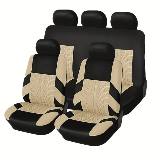 Tire Track Seat Covers Breathable Universal Set of 5    Home Decor Supply | Online Retail | ShoreShopper.com