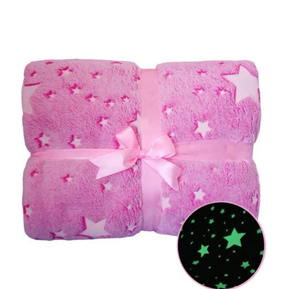 Glowing Polyester Wool Blanket In The Dark    Home Decor Supply | Online Retail | ShoreShopper.com
