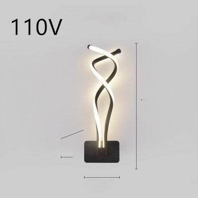 led wall lamp nordic minimalist bedroom bedside lamp    Home Decor Supply | Online Retail | ShoreShopper.com