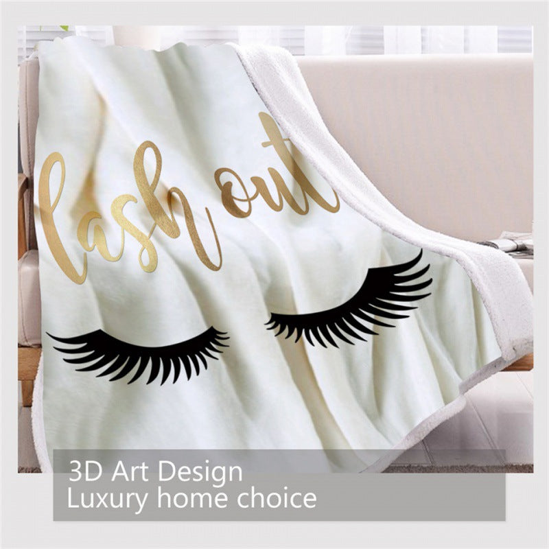 Thickened Double-layer Eye  Digital Printed Airable Cover Square Blanket    Home Decor Supply | Online Retail | ShoreShopper.com