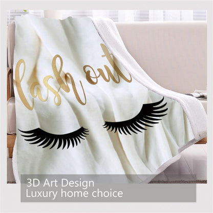 Thickened Double-layer Eye  Digital Printed Airable Cover Square Blanket    Home Decor Supply | Online Retail | ShoreShopper.com