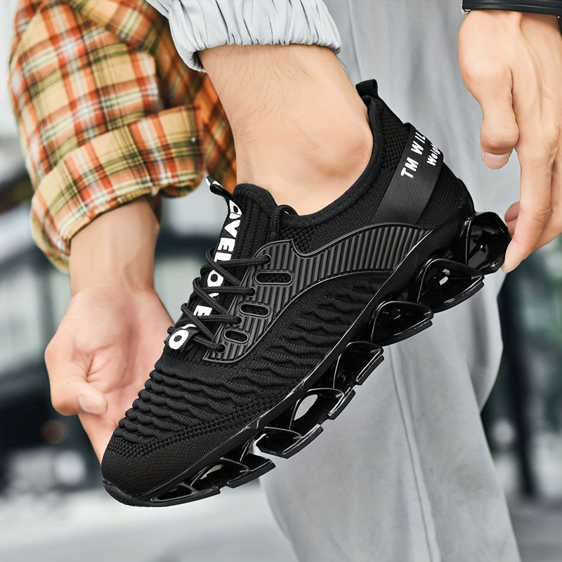 Athletic Footwear for Men - Cozy And Airy Sneakers, Practical, with a Soft Sole Ideal for Prolonged Standing, Featuring a Fish Scale Pattern for Gym Workouts, Walking, And Outdoor Pursuits    Home Decor Supply | Online Retail | ShoreShopper.com