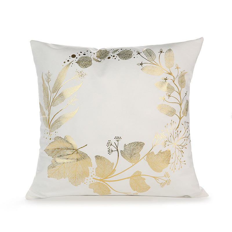 Sofa cushion cover bronzing waist pillowcase    Home Decor Supply | Online Retail | ShoreShopper.com