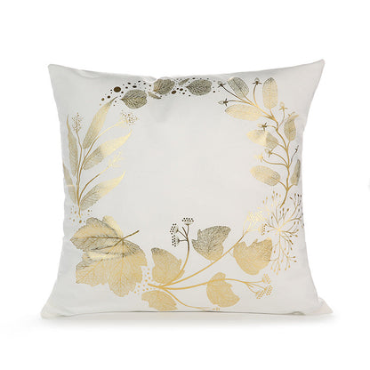 Sofa cushion cover bronzing waist pillowcase    Home Decor Supply | Online Retail | ShoreShopper.com