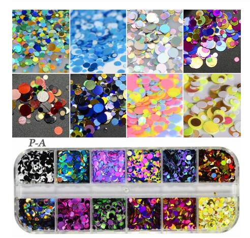 Hexagon Holographic Paillette Nail Art Decoration Manicure    Home Decor Supply | Online Retail | ShoreShopper.com