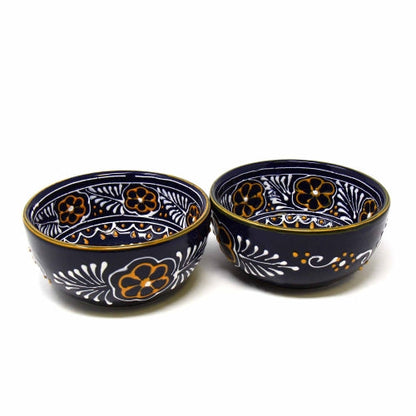 Half Moon Bowls - Blue, Set of Two - Encantada    Home Decor Supply | Online Retail | ShoreShopper.com