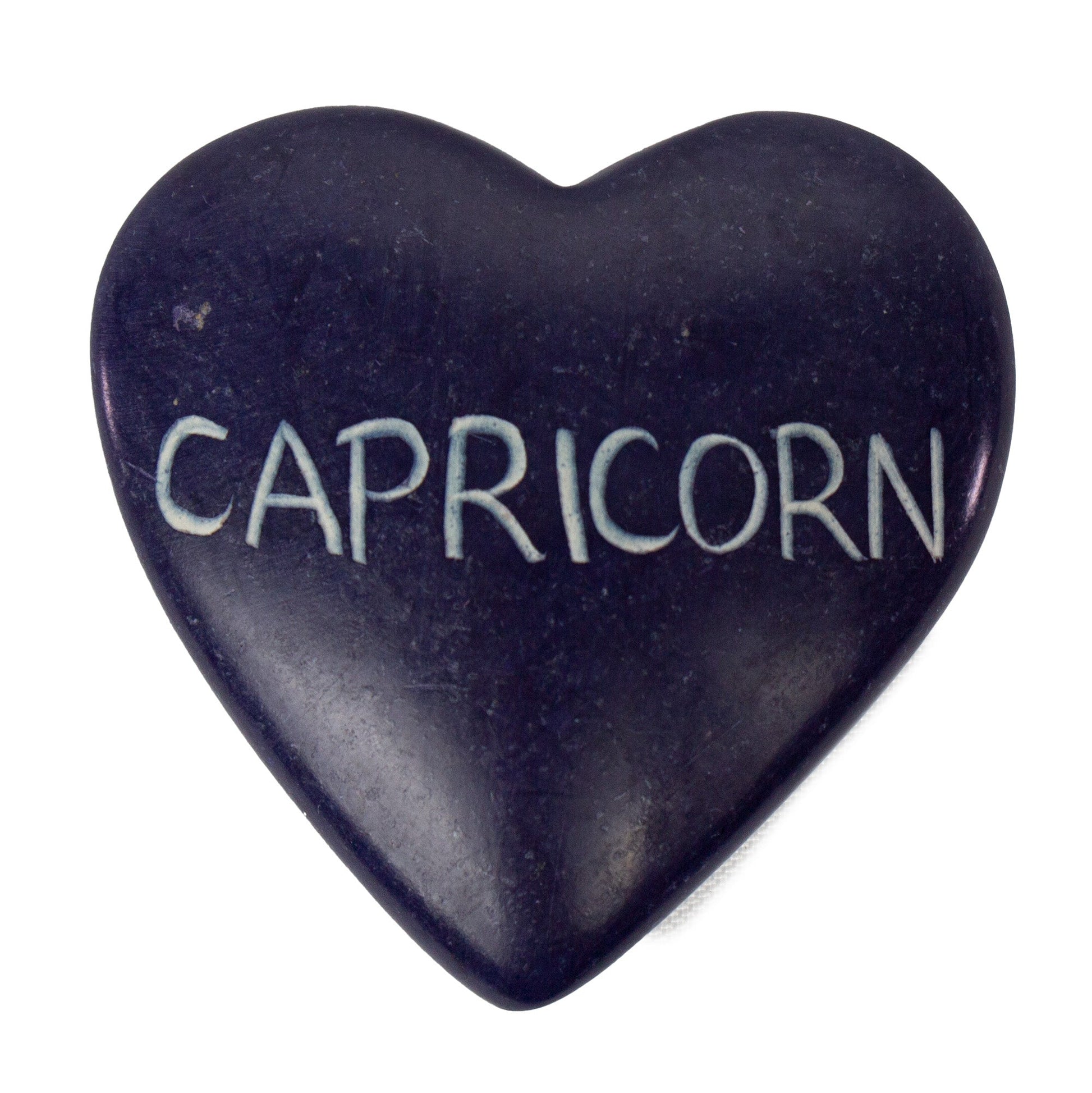 Zodiac Soapstone Hearts, Pack of 5: CAPRICORN    Home Decor Supply | Online Retail | ShoreShopper.com