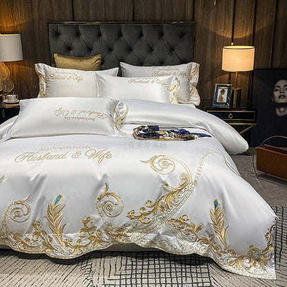 Ice Silk Quilt Sets Bed Sheets Bedding Four-piece Set    Home Decor Supply | Online Retail | ShoreShopper.com