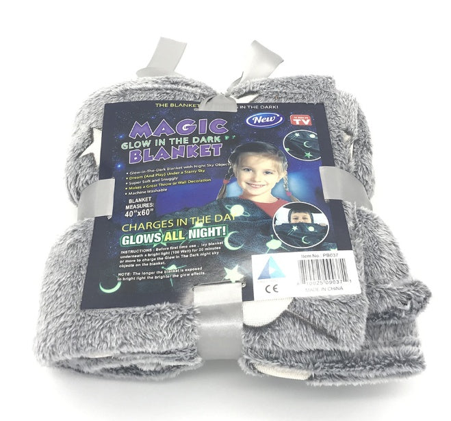 Glowing Polyester Wool Blanket In The Dark    Home Decor Supply | Online Retail | ShoreShopper.com