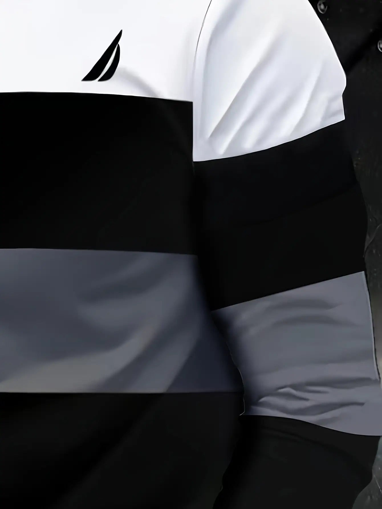 Men's & Teens Long Sleeve T-Shirt with Full-Body Striped Print - Black & White All-Season Casual Crew Neck Shirt, Suitable for Dad Gifts, Christmas Presents, Year-Round Wear - Machine Washable Digital Print Underwear    Home Decor Supply | Online Retail | ShoreShopper.com