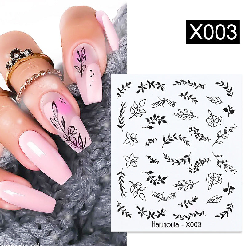 Nail Art Butterfly Sticker Flower Leaf Decal    Home Decor Supply | Online Retail | ShoreShopper.com