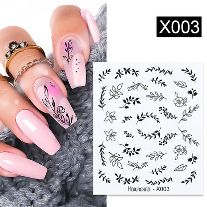 Nail Art Butterfly Sticker Flower Leaf Decal    Home Decor Supply | Online Retail | ShoreShopper.com