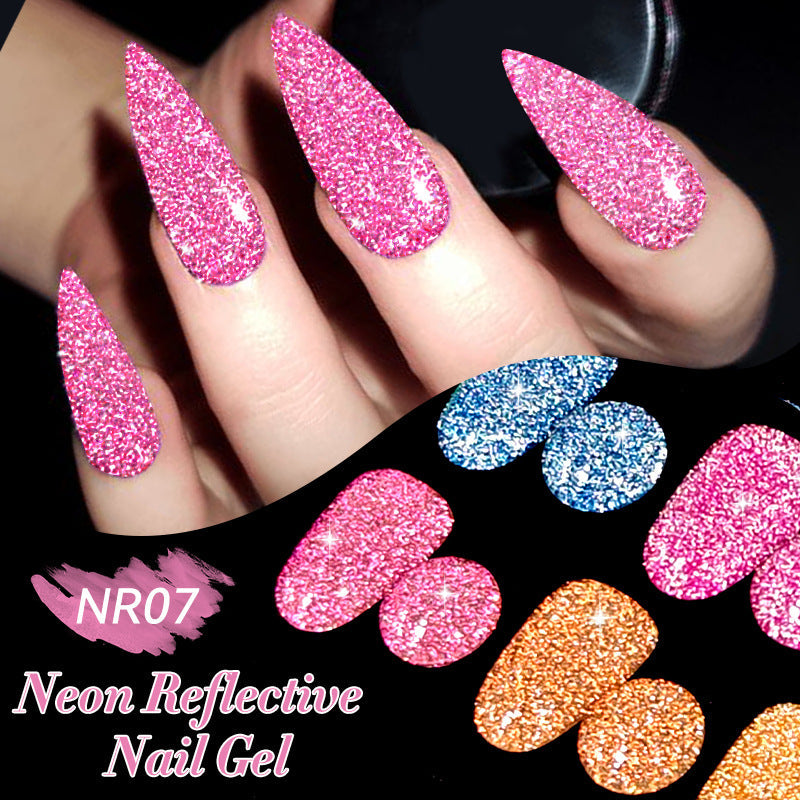 Nail Art Fluorescent Crushed Diamond Gel Polish    Home Decor Supply | Online Retail | ShoreShopper.com