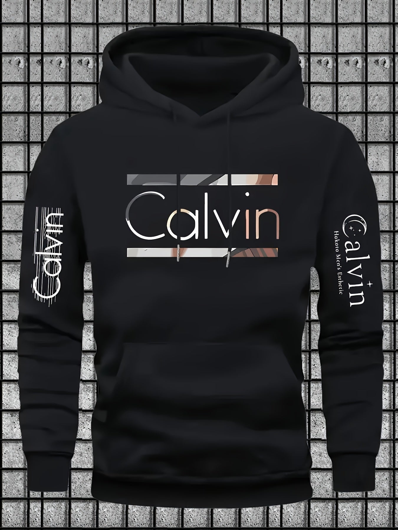 Mens Casual Versatile Hoodie Gal Letter Print    Home Decor Supply | Online Retail | ShoreShopper.com
