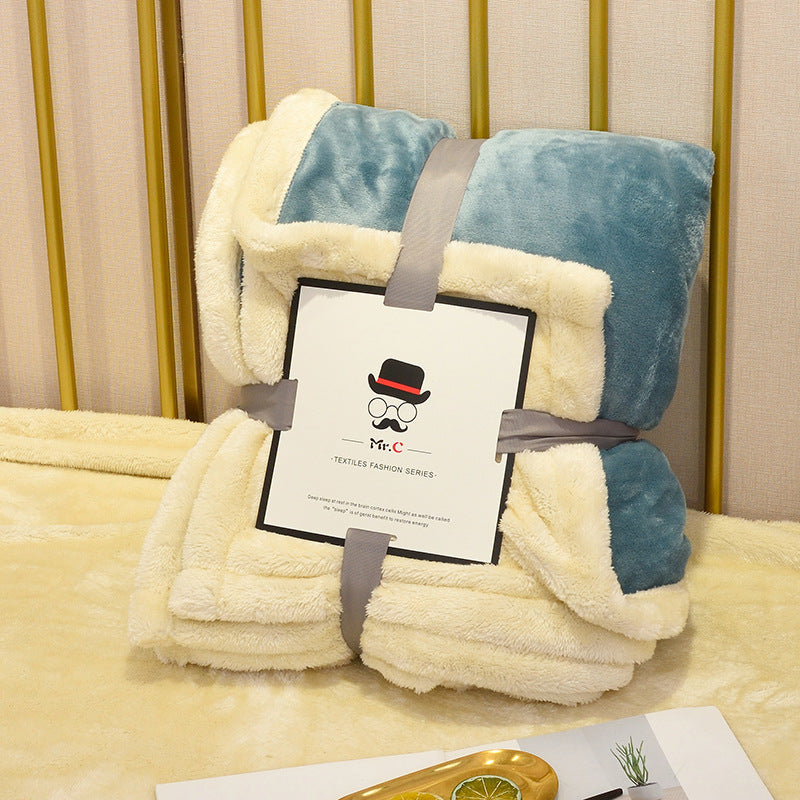 Spring Autumn Flannel Blanket Plush Plaid Decorative Sofa Couch Throw Blankets On Bed Thermal Fluffy Fleece Blanket On Sale    Home Decor Supply | Online Retail | ShoreShopper.com
