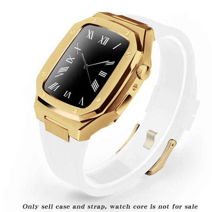 Metal Watch Case Rubber Strap Smart Watch Accessories