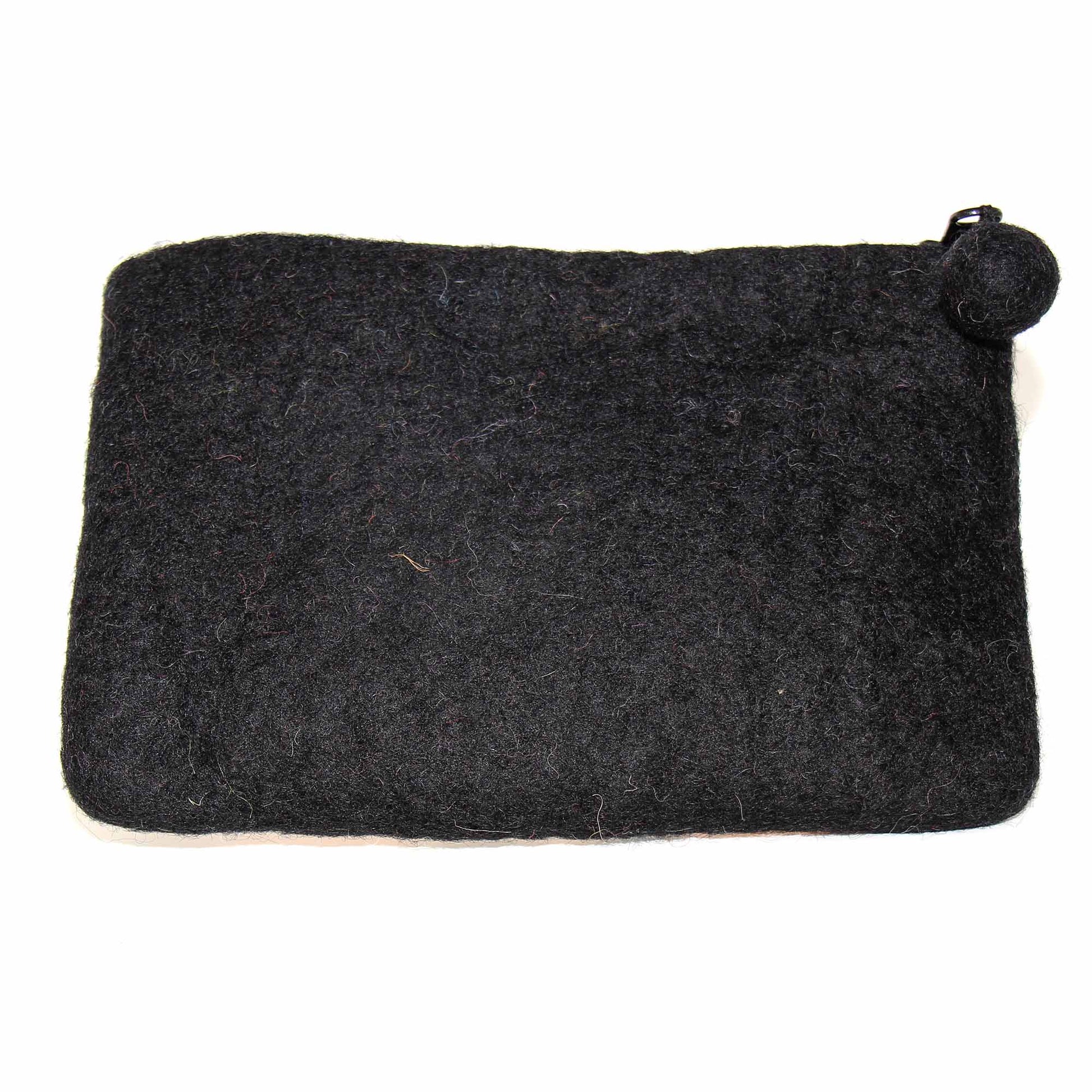Hand Crafted Felt: White Cat Pouch    Home Decor Supply | Online Retail | ShoreShopper.com