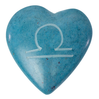 Zodiac Soapstone Hearts, Pack of 5: LIBRA    Home Decor Supply | Online Retail | ShoreShopper.com