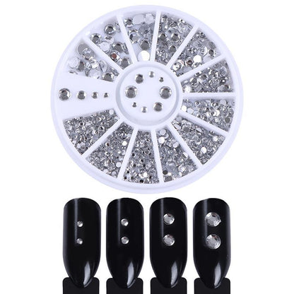 Nail Ornament Silver Nail Art Transparent Crystal    Home Decor Supply | Online Retail | ShoreShopper.com