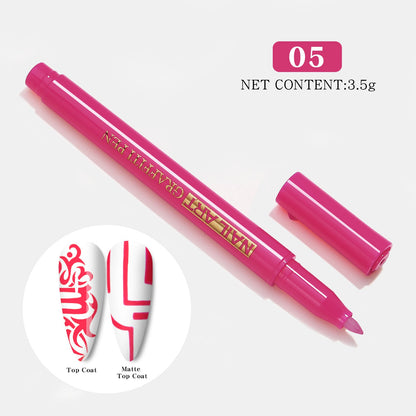 Nail Art Painting Smearing Nail Point Flower Hook Line Pen One Step Glue    Home Decor Supply | Online Retail | ShoreShopper.com