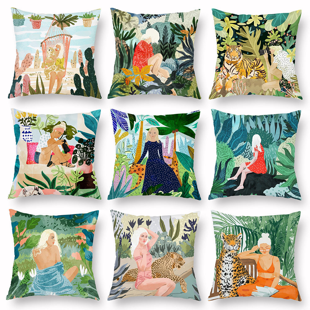 Home Fashion Simple Personality Printed Pillowcase    Home Decor Supply | Online Retail | ShoreShopper.com