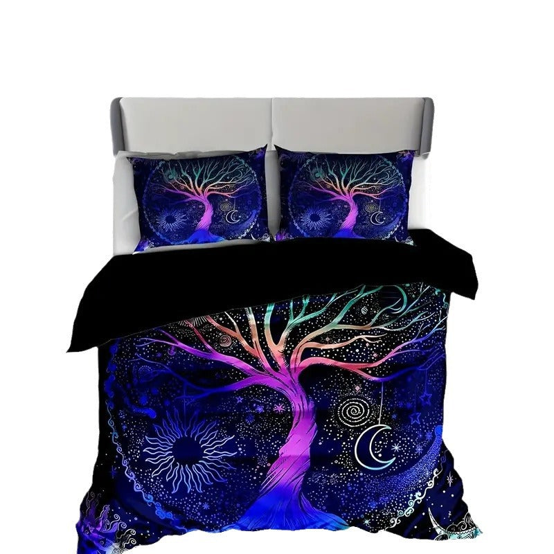 Tree Of Life Sun And Moon 3D Digital-Print Bedding    Home Decor Supply | Online Retail | ShoreShopper.com