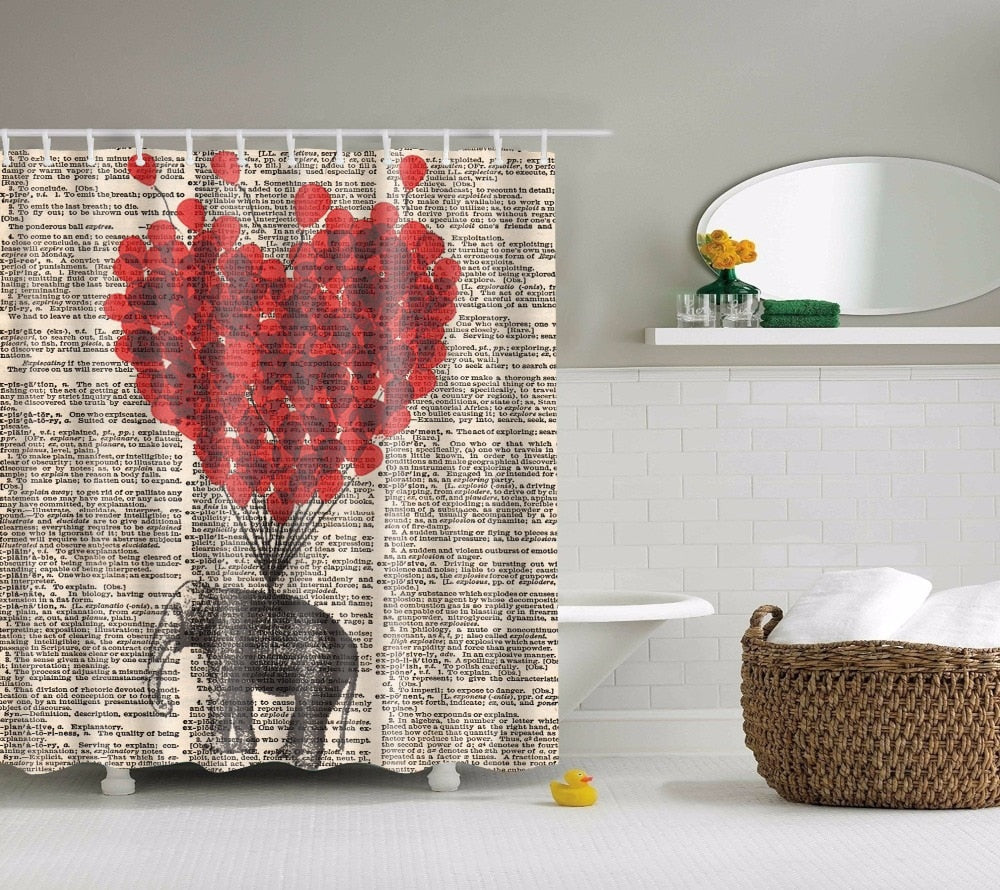 3D digital printing waterproof shower curtain    Home Decor Supply | Online Retail | ShoreShopper.com