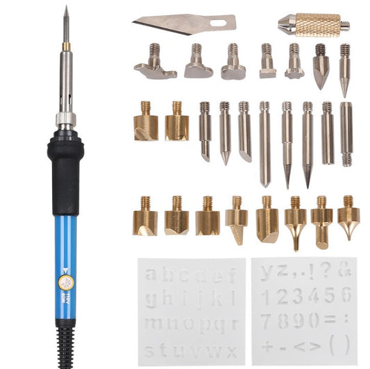 Electric iron set 28 pieces of adjustable temperature brush    Home Decor Supply | Online Retail | ShoreShopper.com