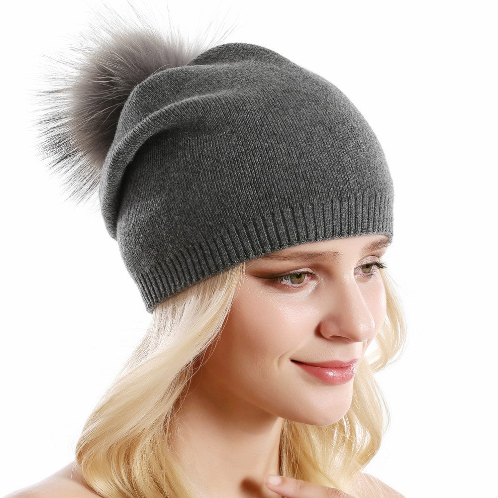Fur Pompom Hats    Home Decor Supply | Online Retail | ShoreShopper.com