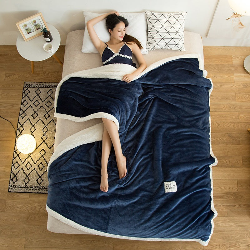 Pure color fleece blanket    Home Decor Supply | Online Retail | ShoreShopper.com