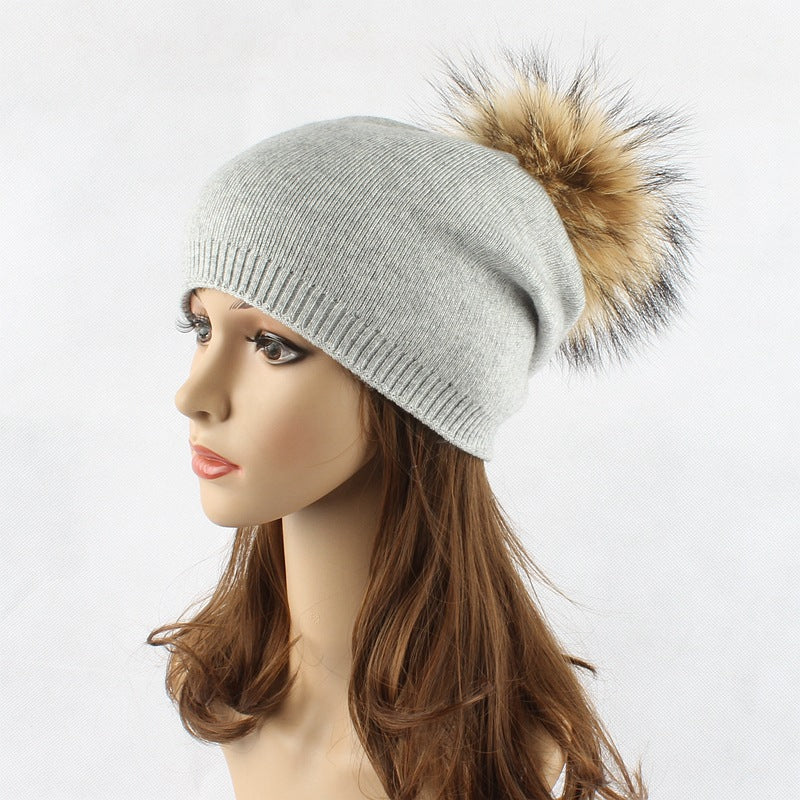 Fur Pompom Hats    Home Decor Supply | Online Retail | ShoreShopper.com
