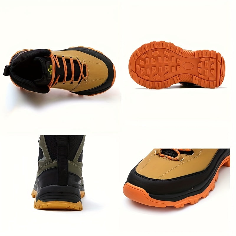 Steel Toes Work Shoes for Men Premium Microfiber Water Resistant Slip Resistant Industrial Safety Steel Toe Work Boots    Home Decor Supply | Online Retail | ShoreShopper.com