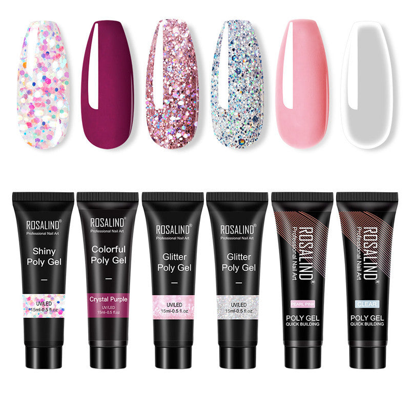 Multi-color mixed nail solid model glue - ShoreCo.Shop