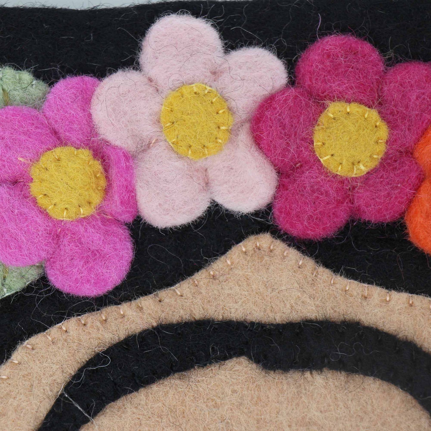 Hand Crafted Felt: Frida Pouch    Home Decor Supply | Online Retail | ShoreShopper.com
