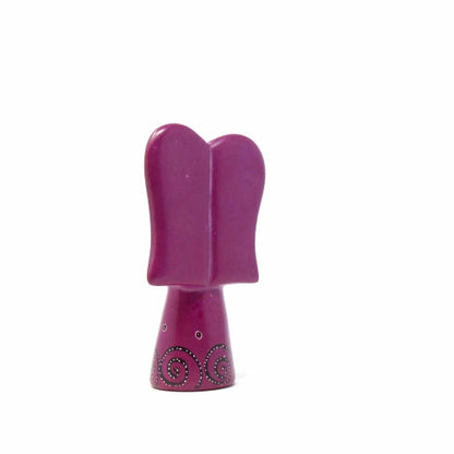 Soapstone Angel Sculptures, Fushia    Home Decor Supply | Online Retail | ShoreShopper.com