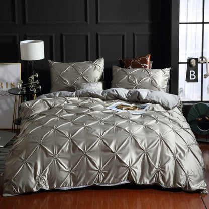 Three-piece Solid Color Bed Sheet Duvet Cover    Home Decor Supply | Online Retail | ShoreShopper.com